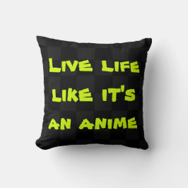 Leben wie ein Anime-Kissen Kissen