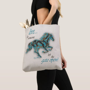 Leben wie jemand das Tor offen Verlassen hat, Pfer Tasche