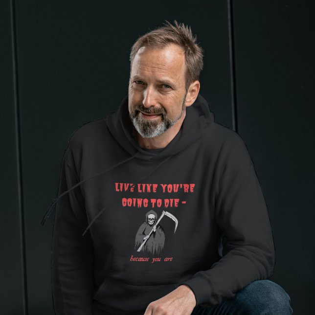 LEBEN, WIE SIE DIE WERDEN - weil Sie sind Hoodie (Von Creator hochgeladen)