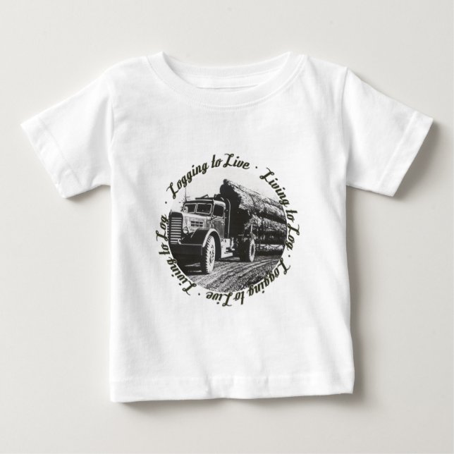 Leben zum Klotz, zeichnend auf, um zu leben Baby T-shirt (Vorderseite)
