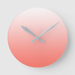 LEBENDE KORALLE OMBRE MIT WEISS RUNDE WANDUHR