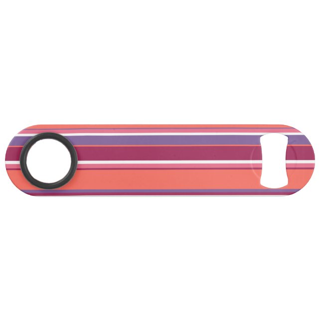 Lebende Korallen, rot und violett Speed Flaschenöffner (Vorderseite (Horizontal))