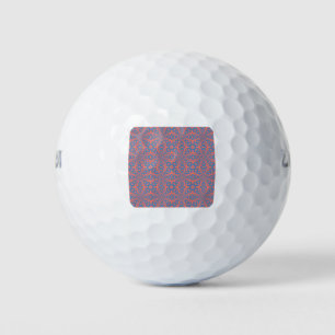 Lebende Korallen und Pazifik blaues, nahtloses Mus Golfball