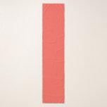 Lebende Korallenfarbe Schal<br><div class="desc">Lebende Korallen solide Farbe. Moderne Farbe.</div>