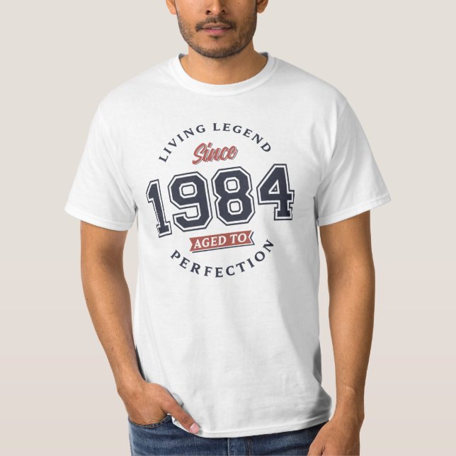 Lebende Legende 1984 Volljährig T-Shirt (Vorderseite)