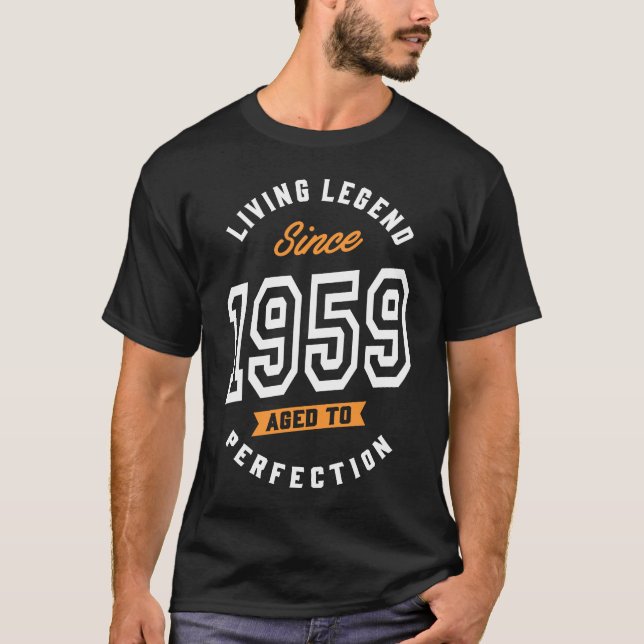 Lebende Legende seit 1959 T-Shirt (Vorderseite)