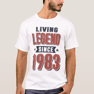 Lebende Legende seit 1983 Geburtstagsgeschenk T-Shirt
