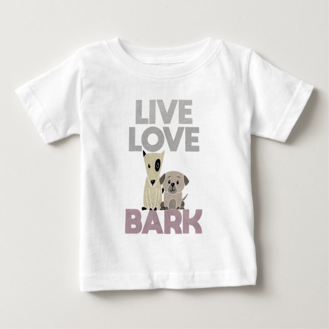 Lebende Liebe Baby T-shirt (Vorderseite)