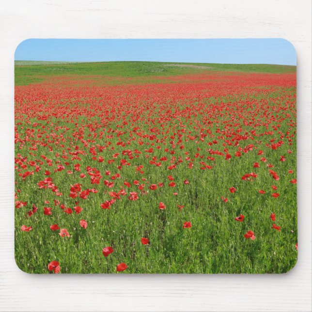 Lebende Poppies! Mousepad (Vorne)