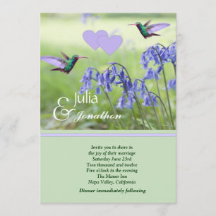 Lebende Vögel Hochzeitseinladung Einladung