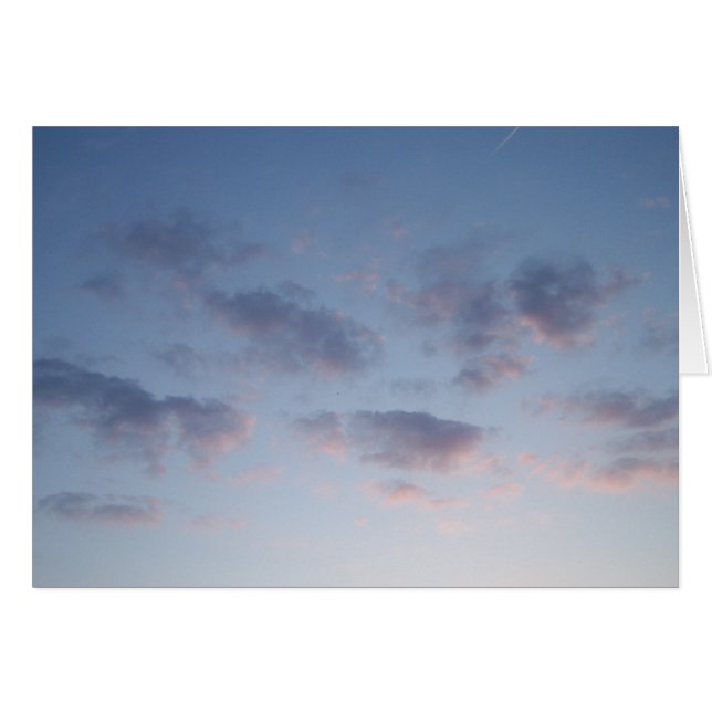 Lebende Wolken-Karte (Vorderseite (Horizontal))