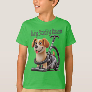 Lebender atmender Vakuumhund T-Shirt