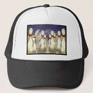 Lebender Bowling Pin Wird Lustige Geschenke Tees K Truckerkappe