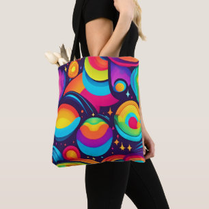 Lebendes kosmisches Kaleidoskop Tasche