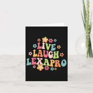 Lebendes Lachen Lexapro Groovy Psychische Therapie Karte