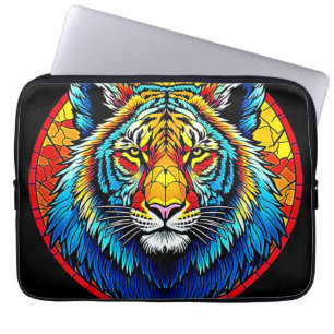 Lebendes Tiger-Hartglas Laptopschutzhülle