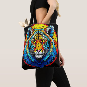 Lebendes Tiger-Hartglas Tasche