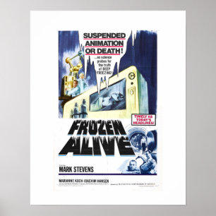 Lebendig gefroren poster