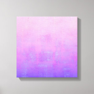 Lebendig Pink Lila Blau rustikal abstrakt Leinwanddruck