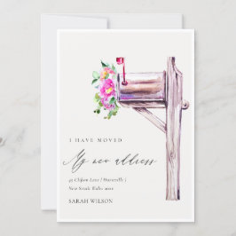 Lebendig rosa florales Postfach Ich habe bewegte K Dankeskarte