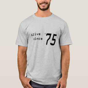 "Lebendig seit '75" Shirt für 43. Geburtstag