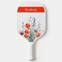 Lebendige Aquarell-Wildblumen Personalisiert