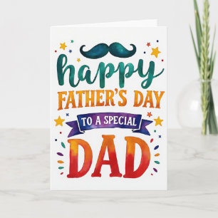 Lebendige besondere Dad-Karte Karte