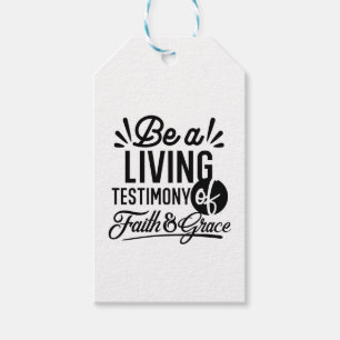 Lebendige Bibelzitat-Christen-Motivation Geschenkanhänger