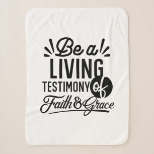 Lebendige Bibelzitat-Christen-Motivation Sherpadecke