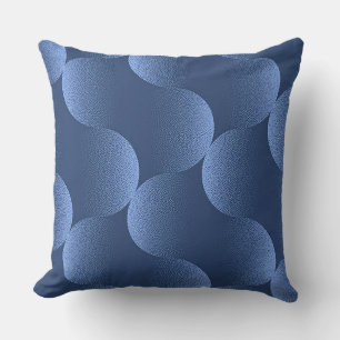 💙 Lebendige Blaue Abstrakte Moderne Künstlerische Kissen