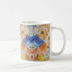 Lebendige Blumengefäß-Tasse Kaffeetasse