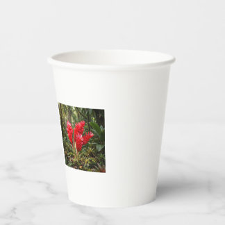 Lebendige botanische Ingwerblüten-Kaffeetasse Pappbecher