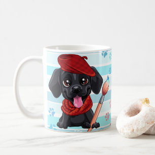 Lebendige bunte Hunde-Kunst-Tasse • Helle Pop-Art- Kaffeetasse