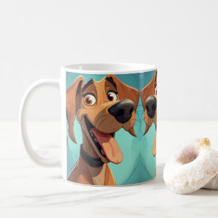 Lebendige Bunte Hundekunst, Für Hunde Liebhaber Mi Kaffeetasse