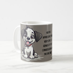 Lebendige Bunte Hundekunst, Für Hundeliebhaber Mit Kaffeetasse