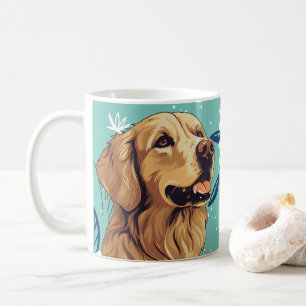 Lebendige Bunte Hundekunst•KunststilFür Hunde Lieb Kaffeetasse