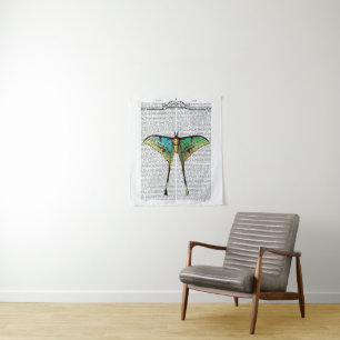 Lebendige Butterfly Wandteppich