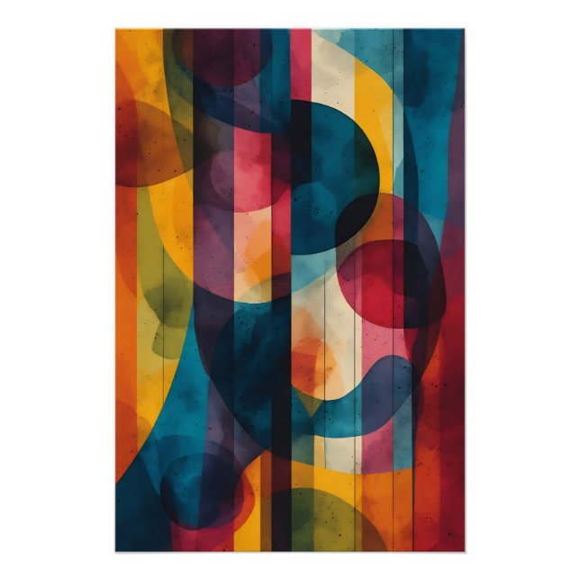 Lebendige chromatische Harmonie Poster (Vorderseite)