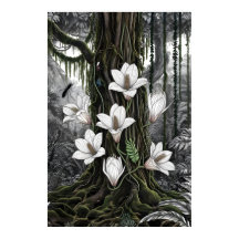Lebendige chromatische Lilie - Botanische Kunst