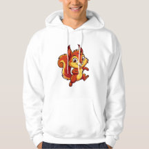 Lebendige Eichhörnchen-Maskottchen-Cartoon