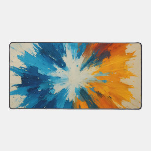 Lebendige Explosion – Abstrakte expressionistische Schreibtischunterlage