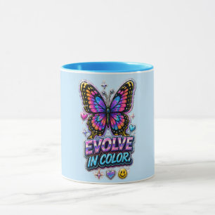 Lebendige Farb-Splash-Tasse Tasse