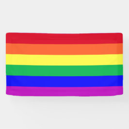 Lebendige Farben LGBT LGBTQ+ Gay Pride Regenbogenf Banner