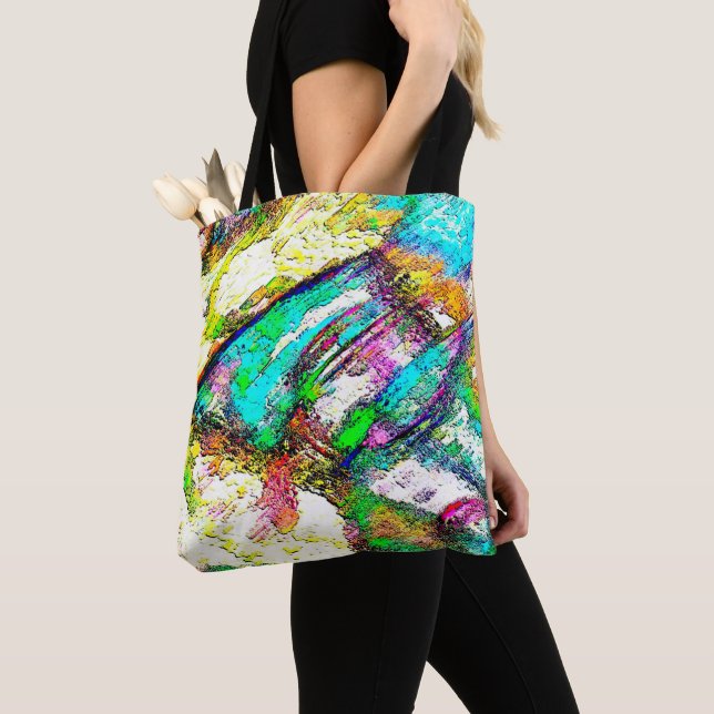 Lebendige Farben - Rustikal und grob wie Raub Tasche (Von Nahem)