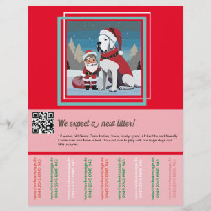 Lebendige Farben Verkauf Flyer Weihnachten