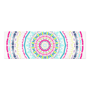 Lebendige farbenfrohe Mandala-Kunst Fotodruck