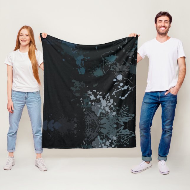 Lebendige Farbexplosionen Fleecedecke (Beispiel)