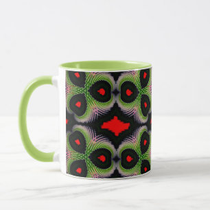 Lebendige Farbige Kombi-Tasse – Perfekte Größe, Di Tasse