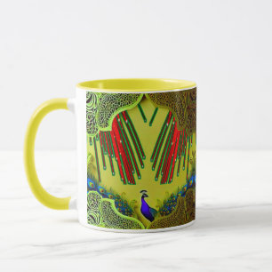 Lebendige Farbige Kombi-Tasse – Perfekte Größe, Di Tasse