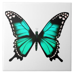 lebendige Farbschmetterling Fliese